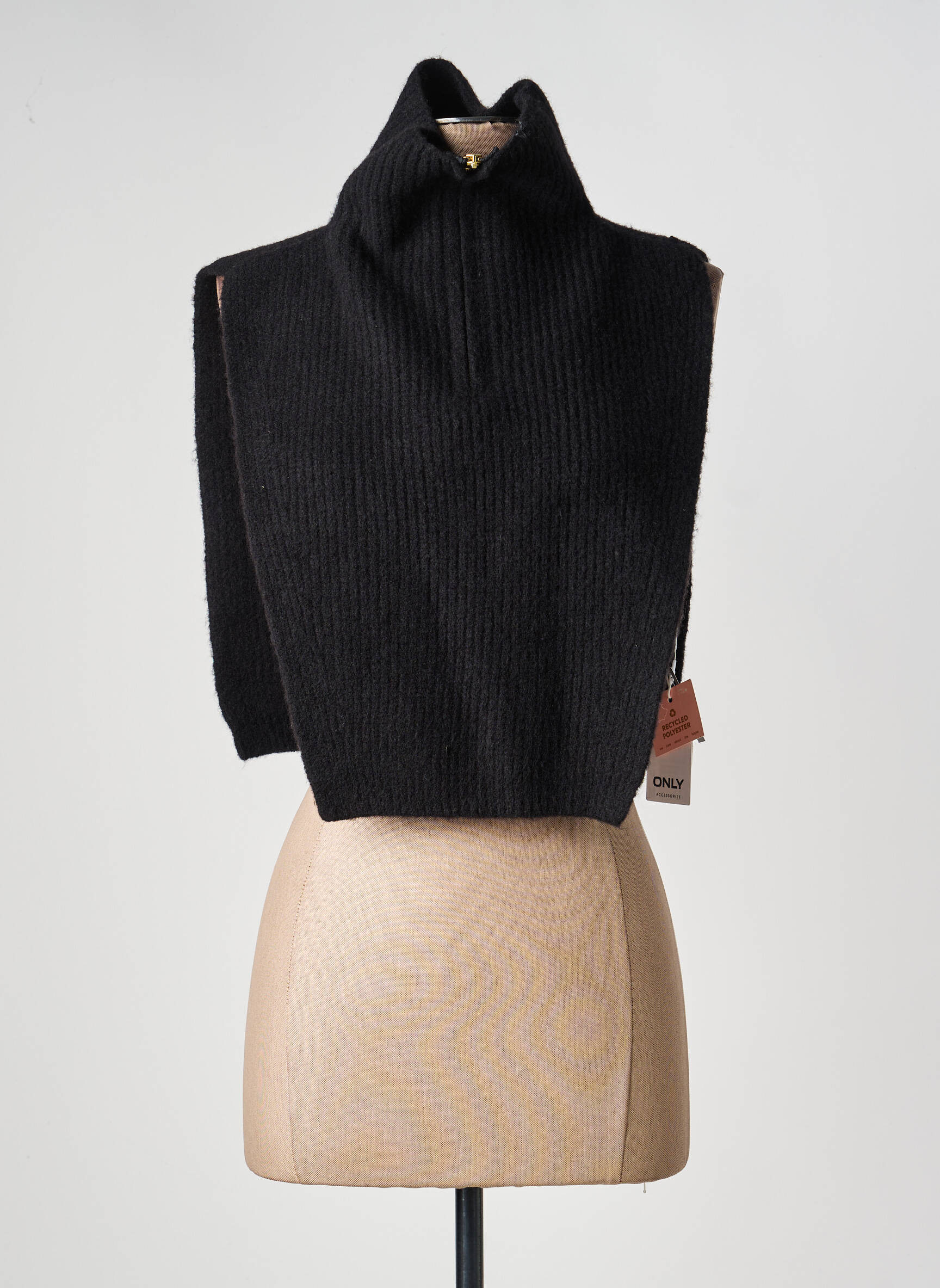 Col / tour de cou stretch noir ONLY femme