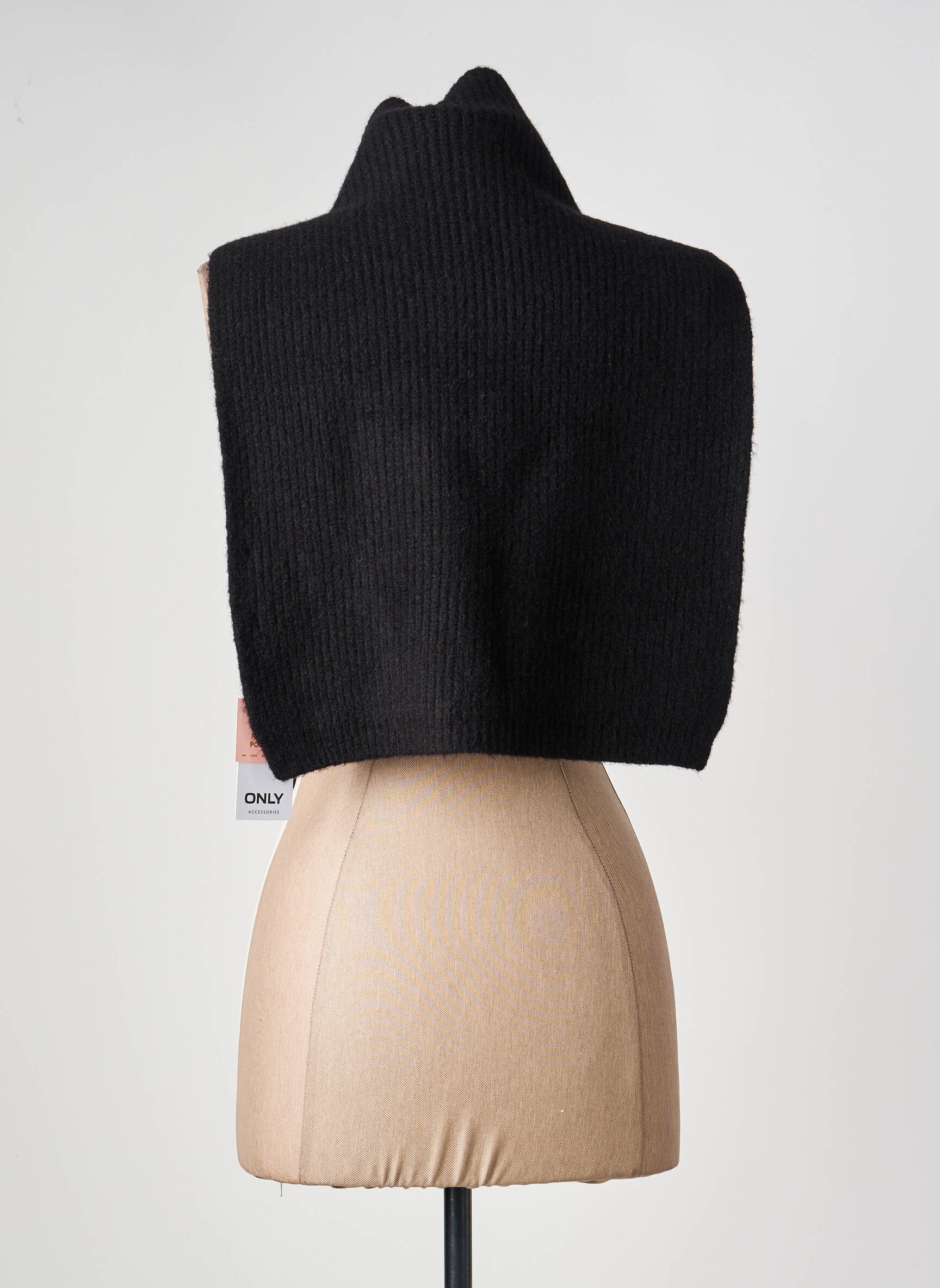 Col / tour de cou stretch noir ONLY femme