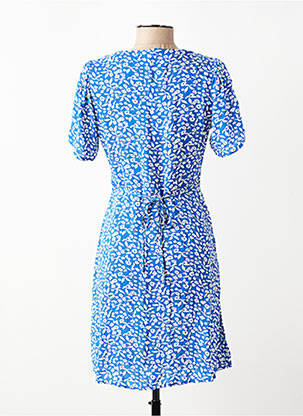 Robe courte manches courtes manches courtes bleu ONLY femme