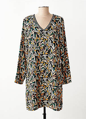 Robe courte coupe fluide manches longues noir ONLY femme