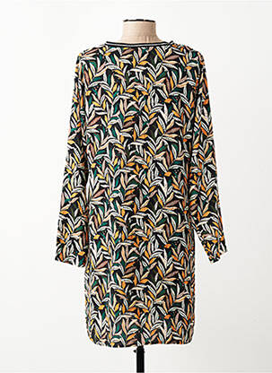 Robe courte coupe fluide manches longues noir ONLY femme