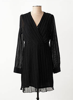Robe courte manches longues manches longues noir ONLY femme