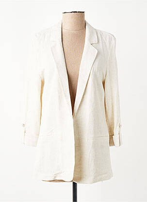 Blazer coupe cintrée beige ONLY femme