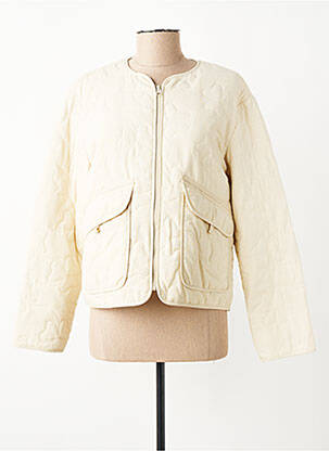 Veste casual col rond beige ONLY femme