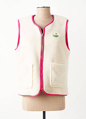 Gilet sans manche coupe droite rose ONLY femme