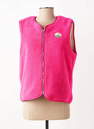 Gilet sans manche coupe droite rose ONLY femme
