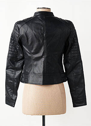 Veste simili cuir coupe cintrée noir VERO MODA femme