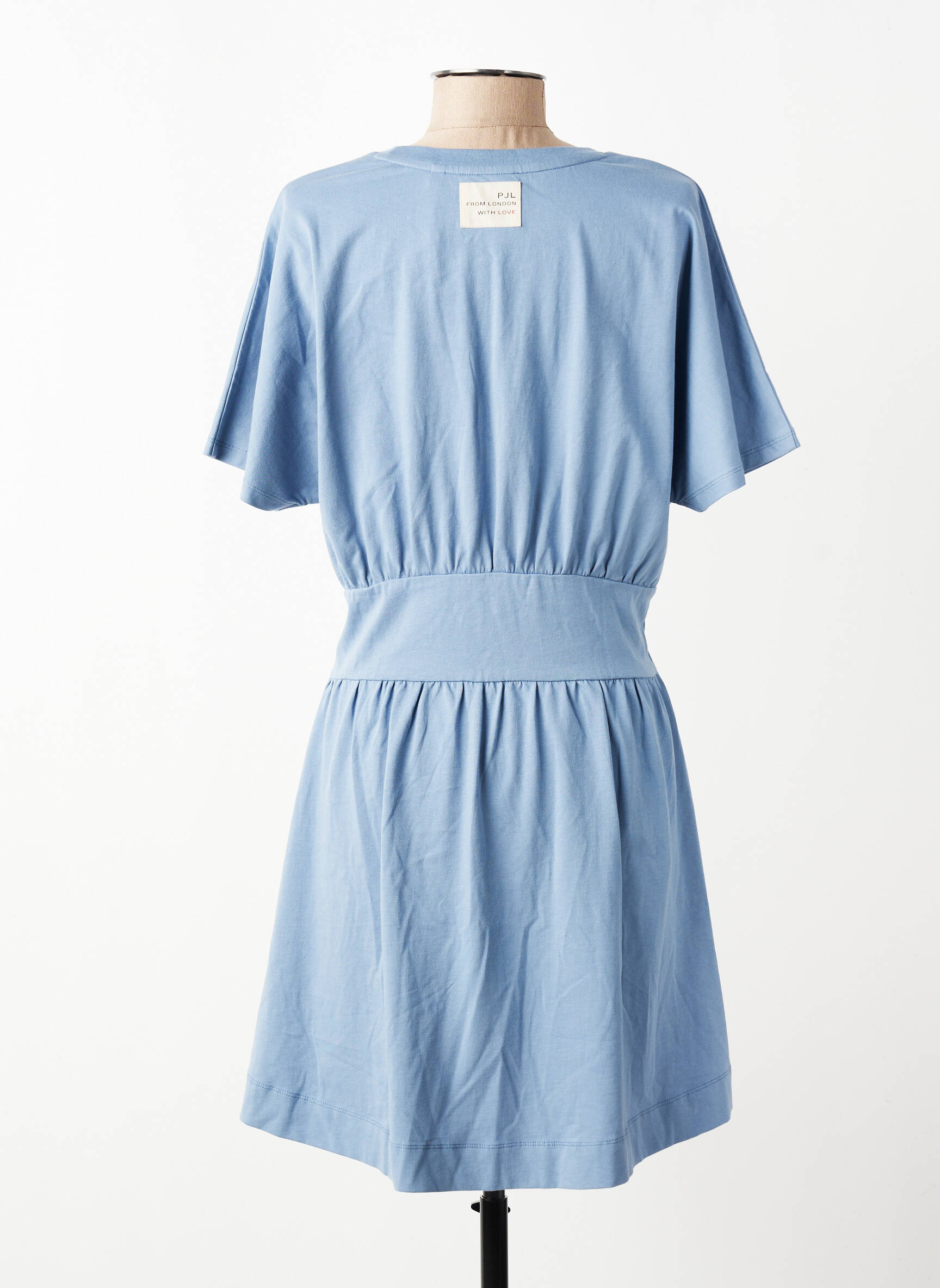 Robe courte manches courtes manches courtes bleu PEPE JEANS femme