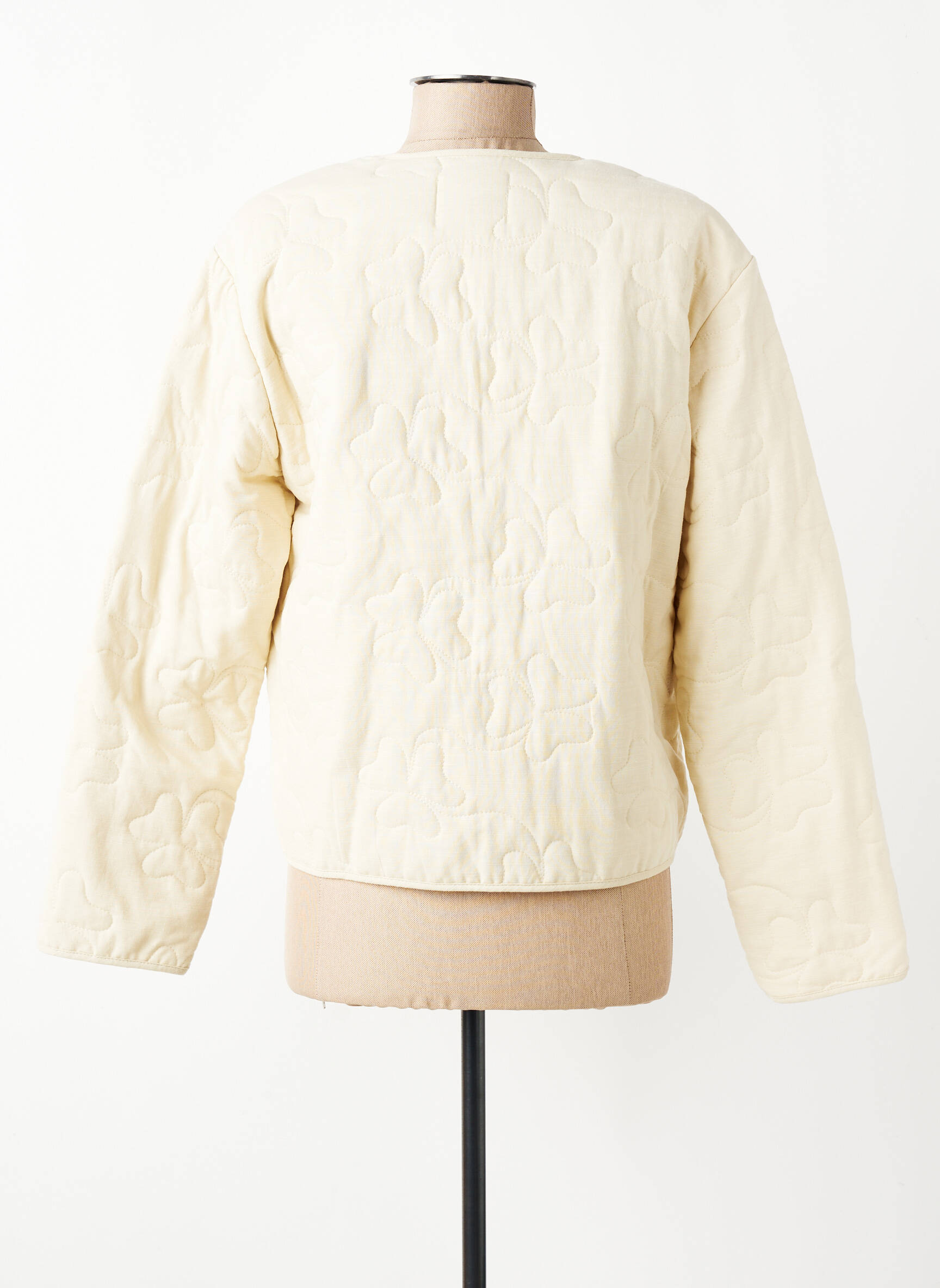 Veste casual col rond beige ONLY femme