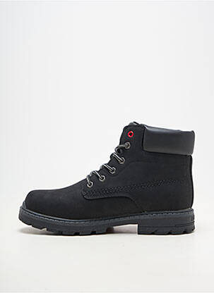 Bottines/boots matière lisse talon bas noir LEVI'S homme