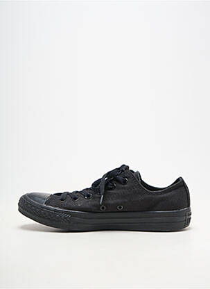 Baskets bout rond bout rond noir CONVERSE homme