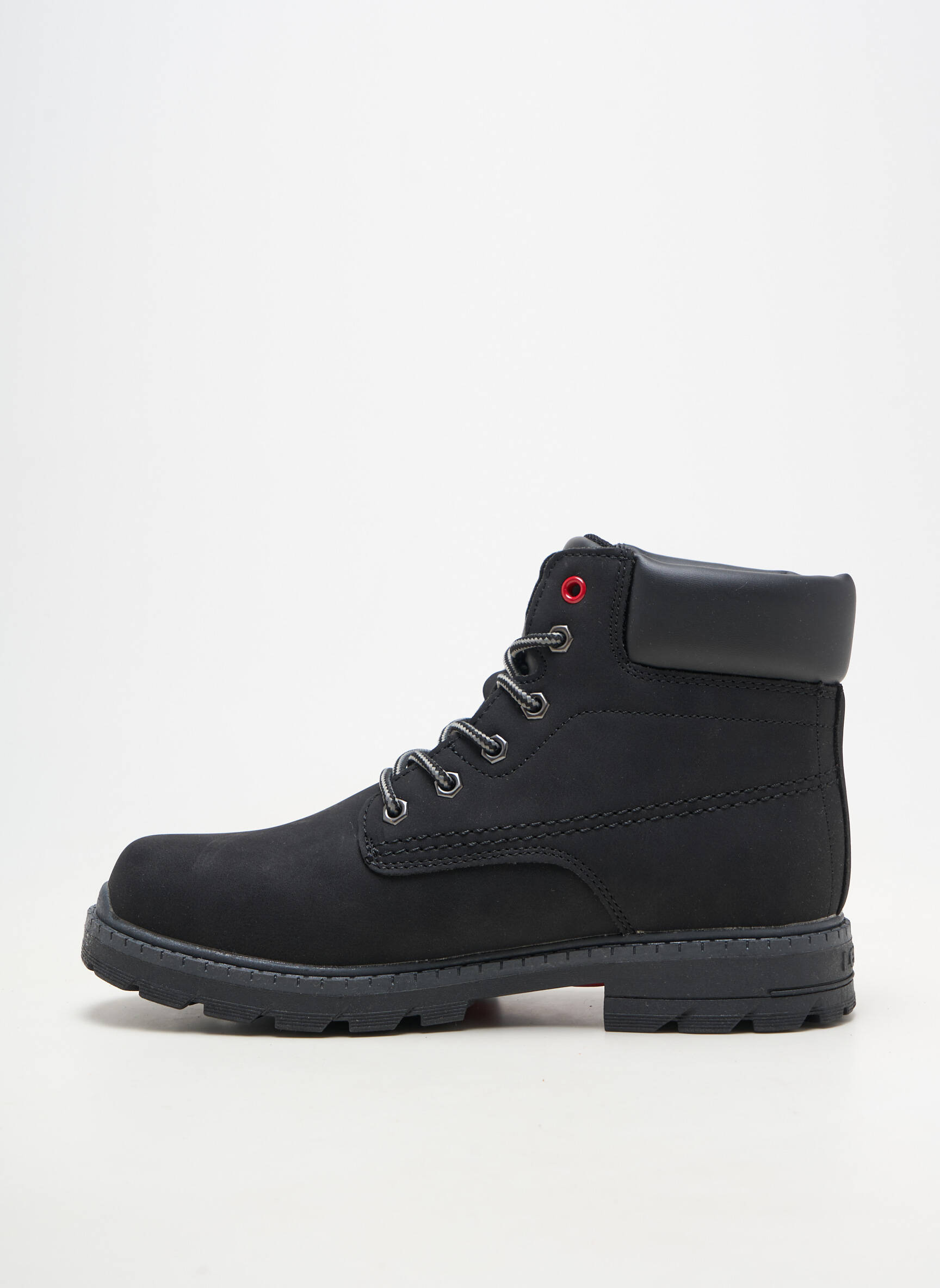Bottines/boots matière lisse talon bas noir LEVI'S homme