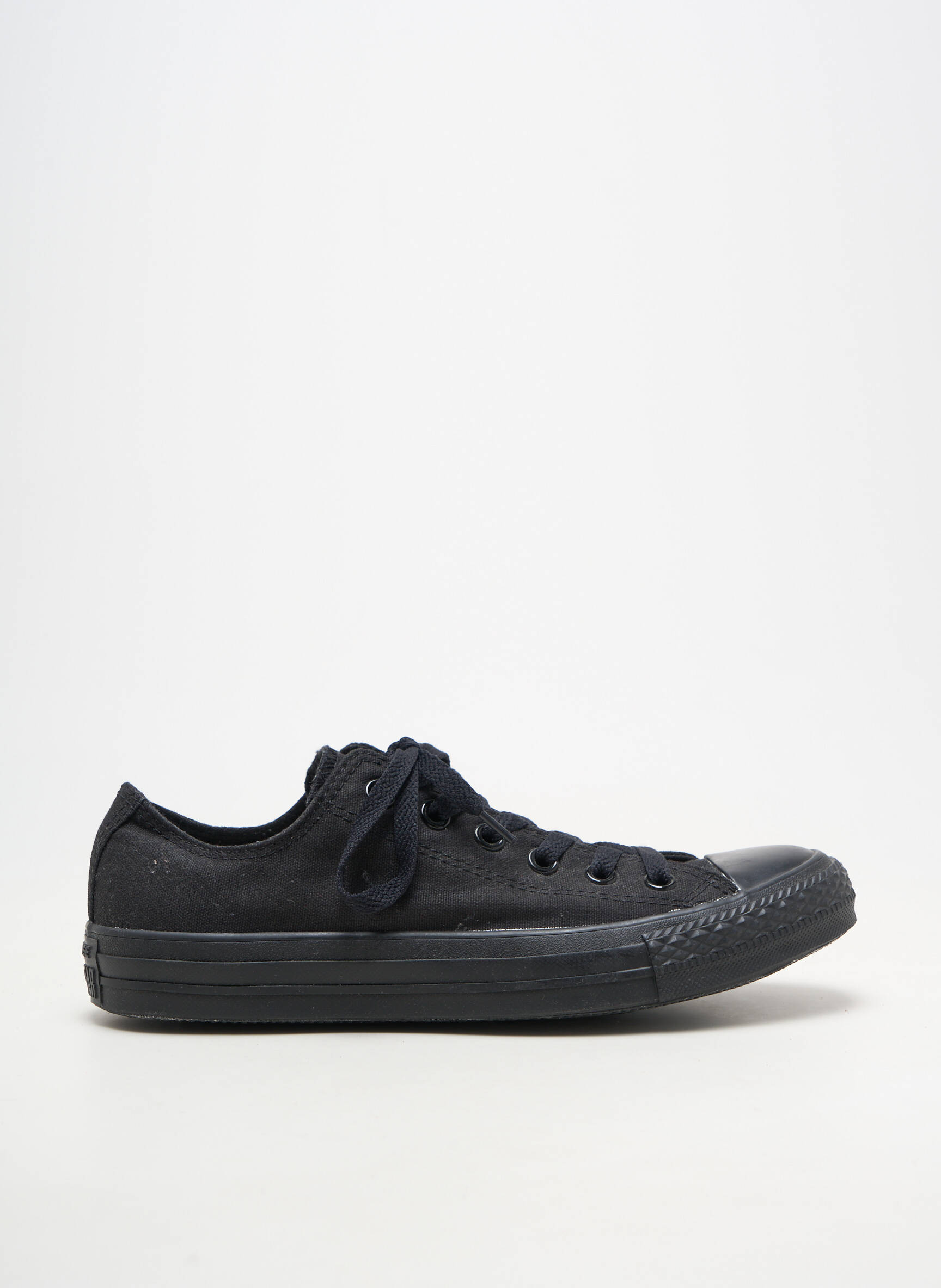 Baskets bout rond bout rond noir CONVERSE homme