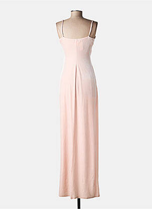 Robe longue fines bretelles fines bretelles rose MY LITTLE PRINCESS femme