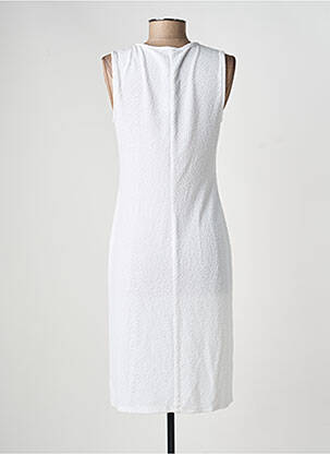 Robe mi-longue sans manche sans manche beige JOSEPH RIBKOFF femme