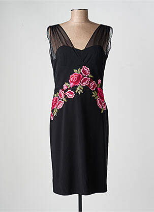 Robe mi-longue sans manche sans manche noir JOSEPH RIBKOFF femme