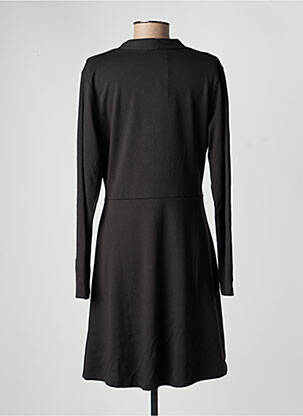 Robe mi-longue manches longues manches longues noir LA FEE MARABOUTEE femme