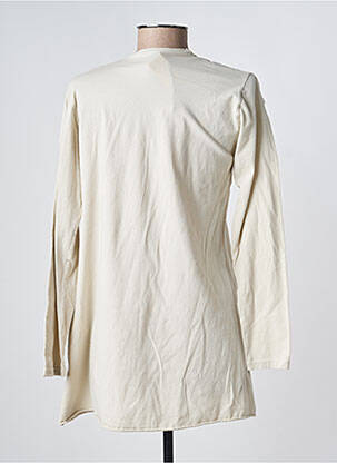Gilet manches longues stretch beige LA FEE MARABOUTEE femme