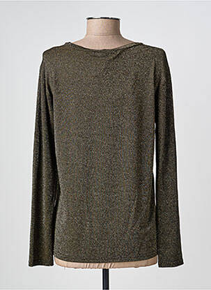 Top manches longues manches longues or LA FEE MARABOUTEE femme