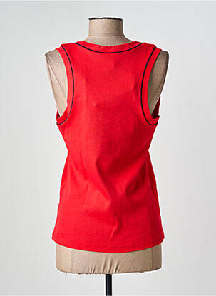 T-shirt stretch manches courtes rouge ACCESS FASHION femme