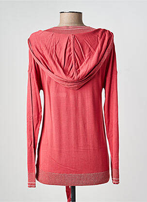 Pull col v manches longues rose EVA KAYAN femme