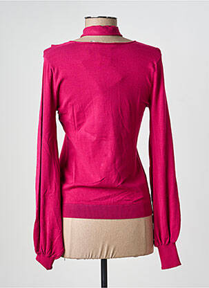 Pull col v manches longues rose PENNYBLACK femme