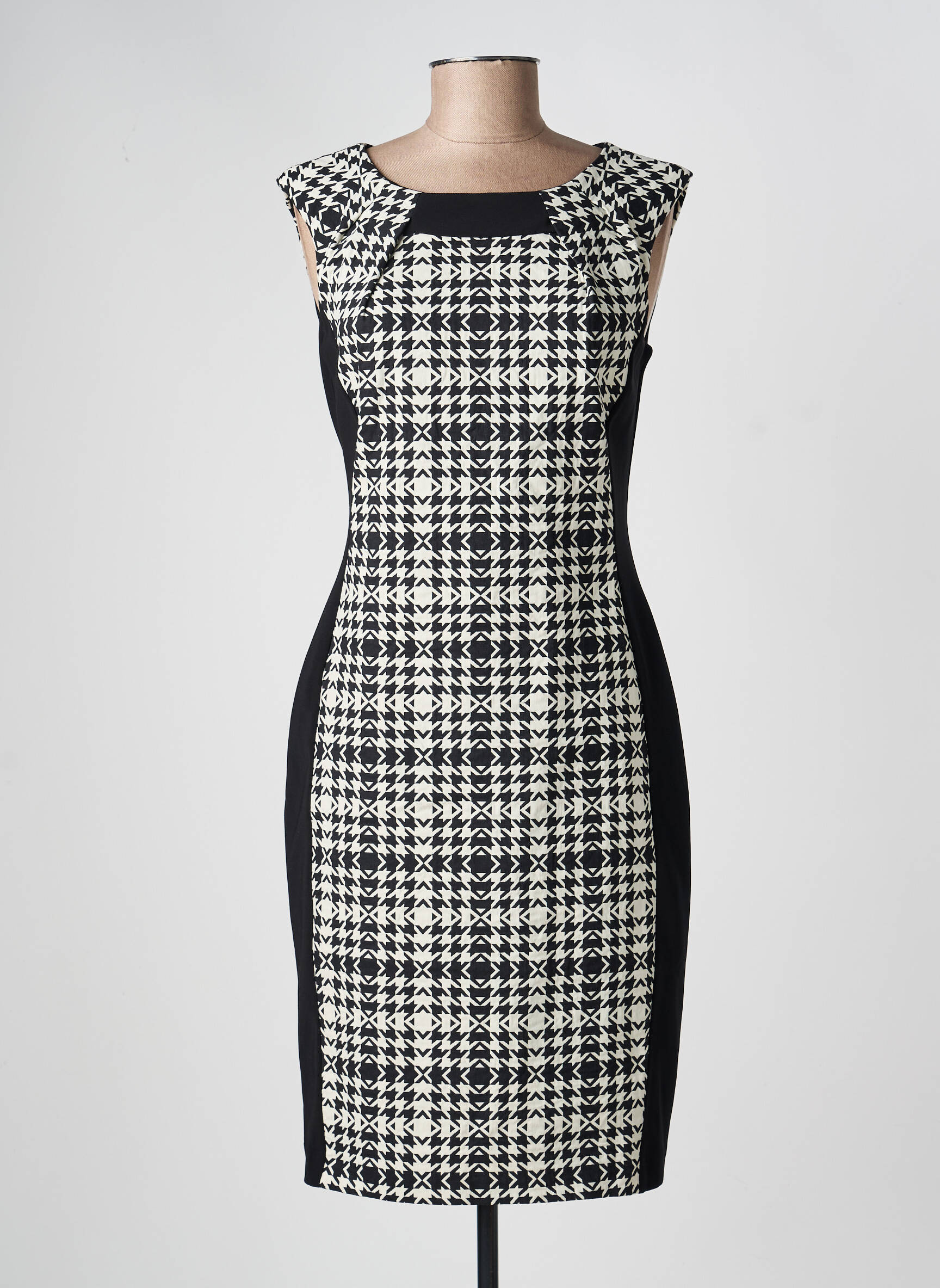 Robe mi-longue sans manche sans manche noir JOSEPH RIBKOFF femme
