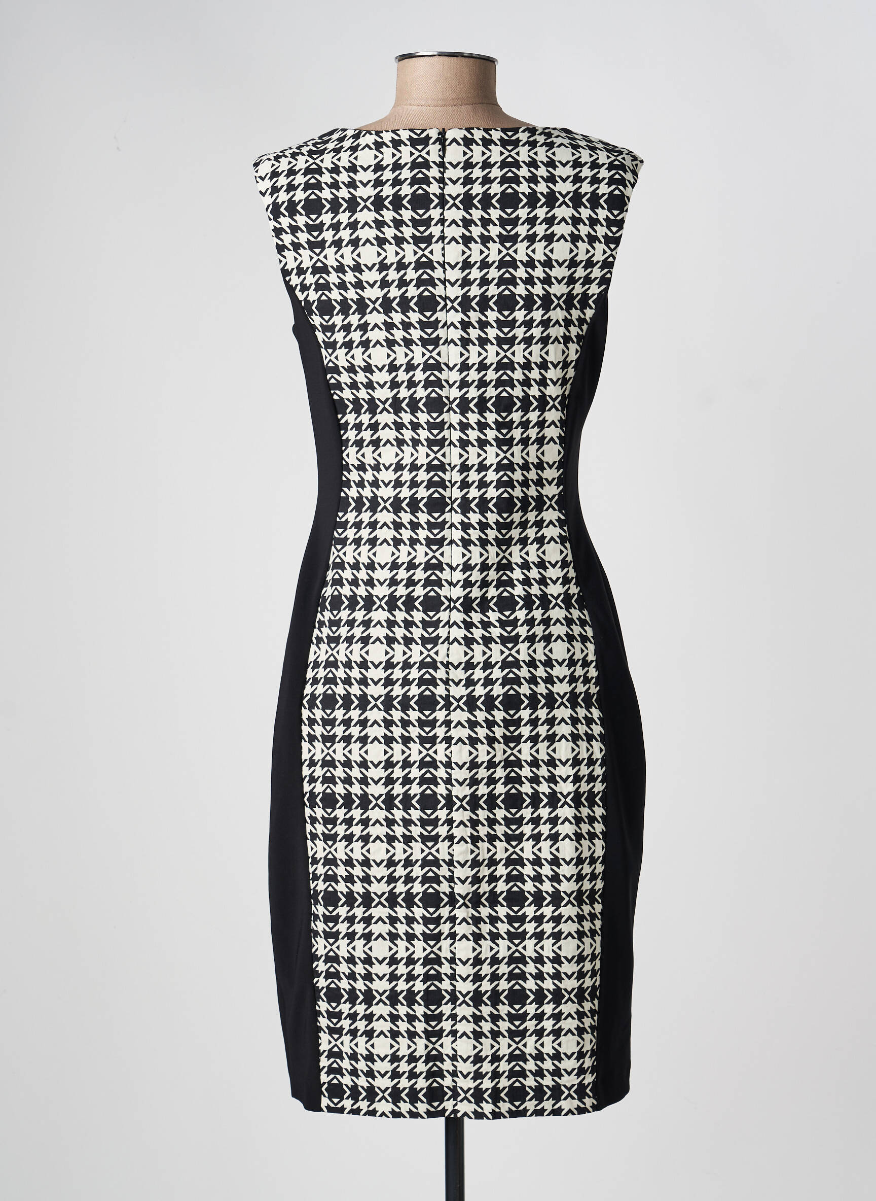 Robe mi-longue sans manche sans manche noir JOSEPH RIBKOFF femme