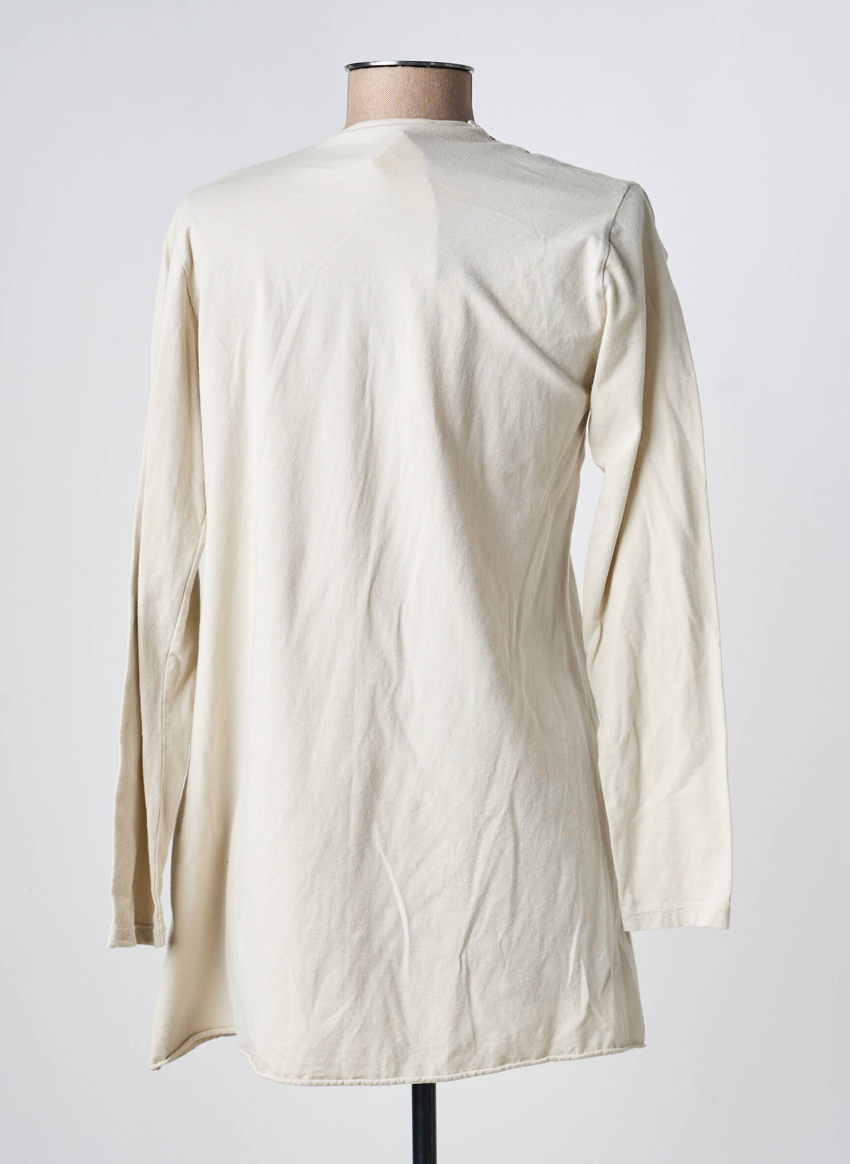 Gilet manches longues stretch beige LA FEE MARABOUTEE femme
