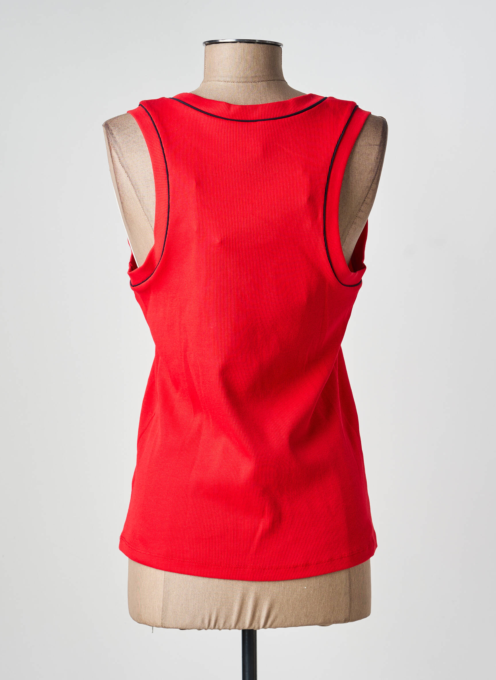 T-shirt stretch manches courtes rouge ACCESS FASHION femme