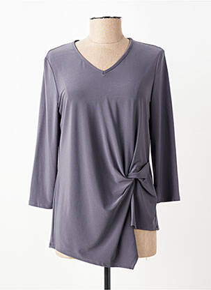 Top manches longues manches longues gris JOSEPH RIBKOFF femme