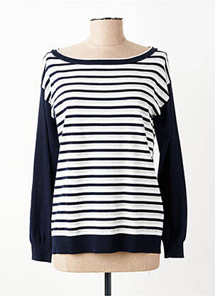 Pull col bateau manches longues bleu PENNYBLACK femme