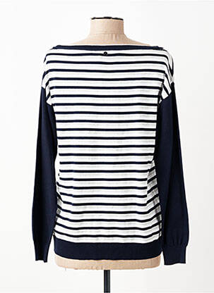 Pull col bateau manches longues bleu PENNYBLACK femme