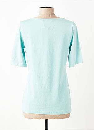 T-shirt stretch manches courtes bleu BETTY BARCLAY femme