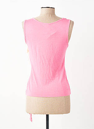 Top stretch sans manche rose DES PETITS HAUTS femme