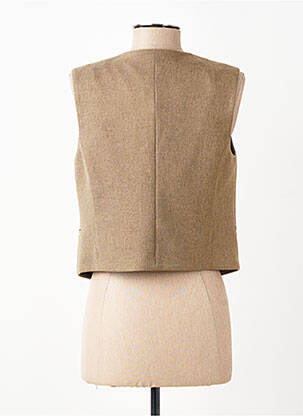 Gilet sans manche poches marron ACCESS femme