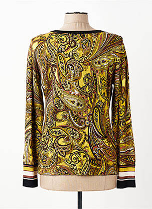 Pull coupe cintrée manches longues jaune BETTY BARCLAY femme