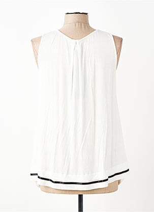 Débardeur stretch sans manche beige TRICOT CHIC femme