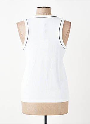 Débardeur stretch sans manche blanc ACCESS femme