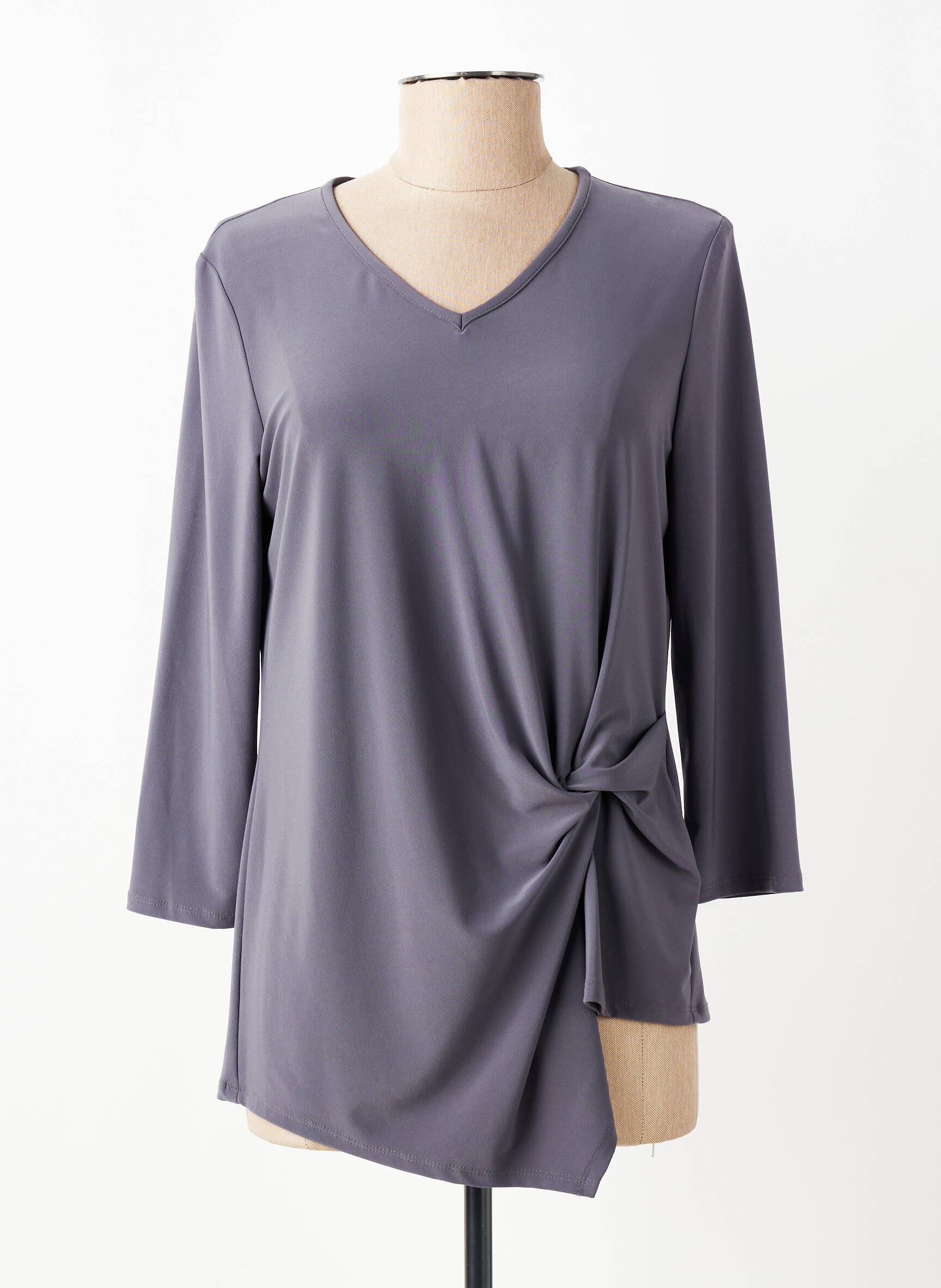 Top manches longues manches longues gris JOSEPH RIBKOFF femme