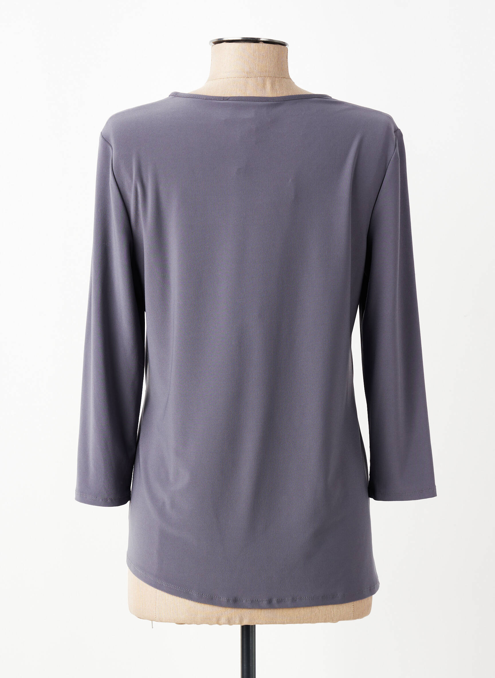 Top manches longues manches longues gris JOSEPH RIBKOFF femme