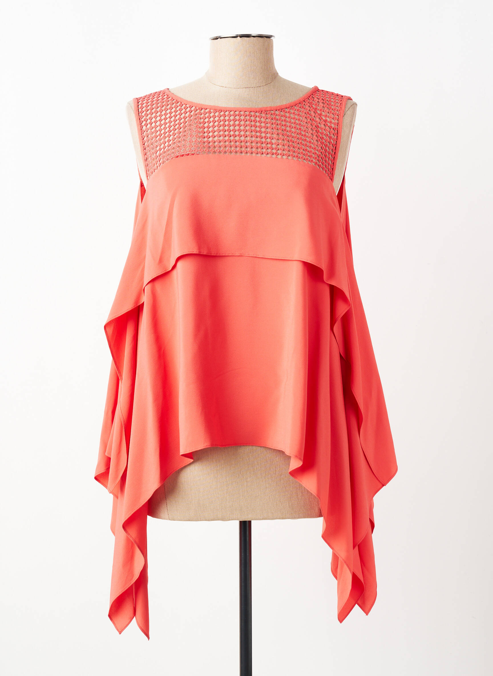 Top sans manche sans manche orange PENNYBLACK femme