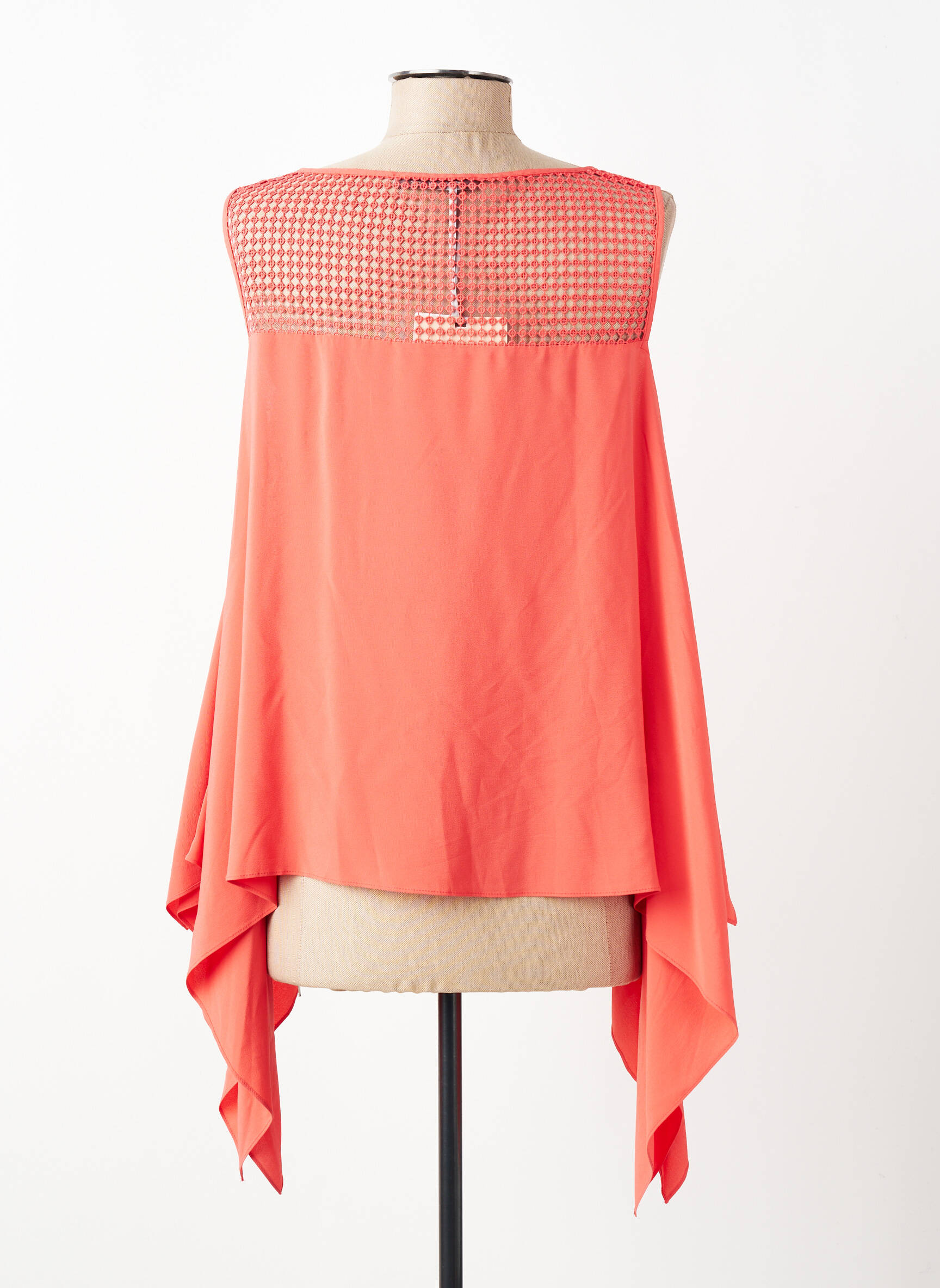 Top sans manche sans manche orange PENNYBLACK femme