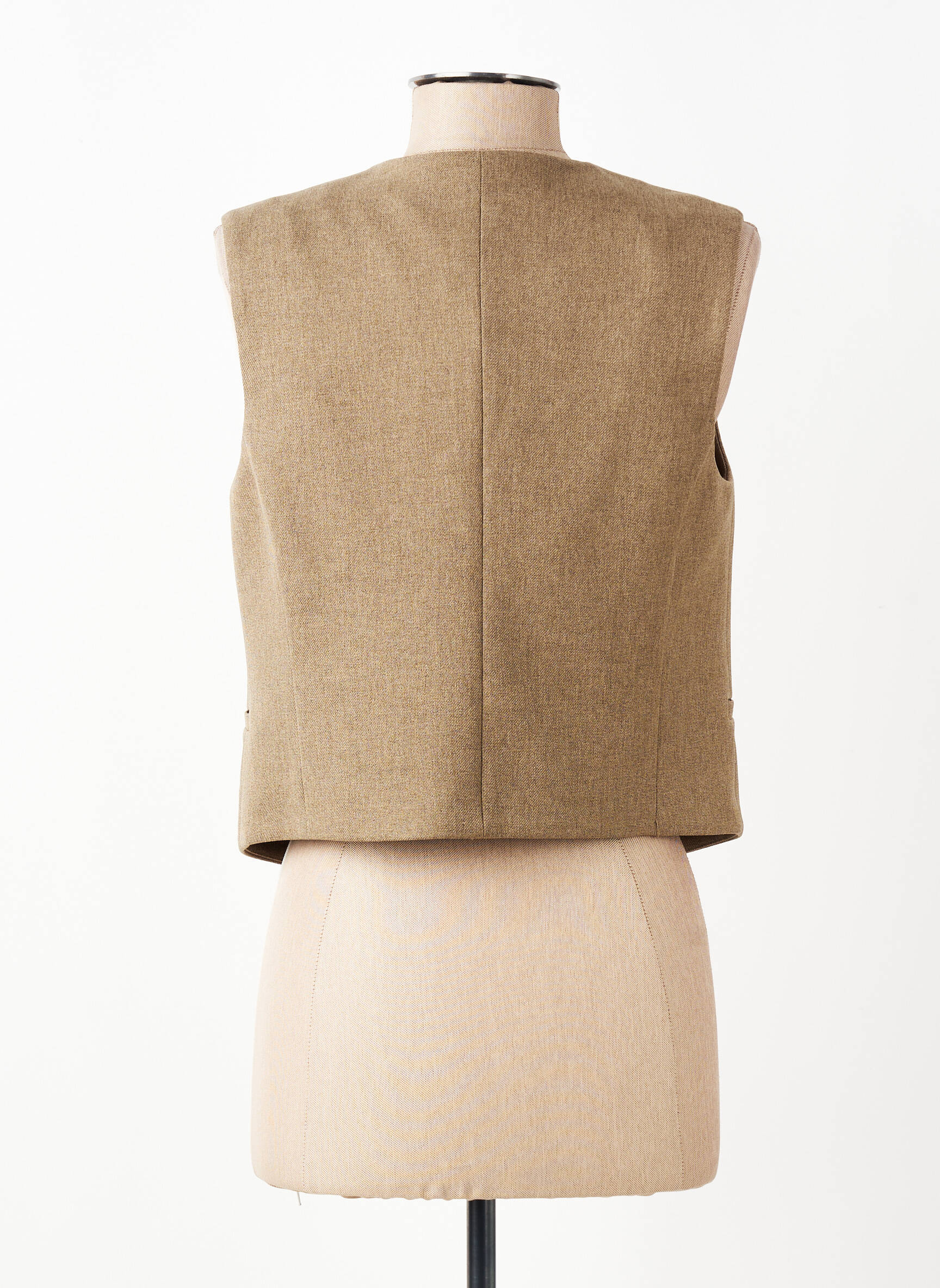 Gilet sans manche poches marron ACCESS femme