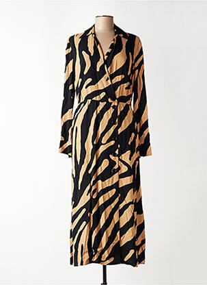 Robe longue manches longues manches longues beige PENNYBLACK femme