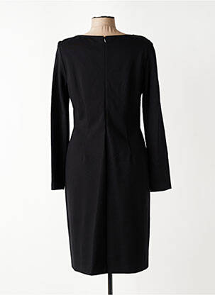 Robe mi-longue manches longues manches longues noir JOSEPH RIBKOFF femme