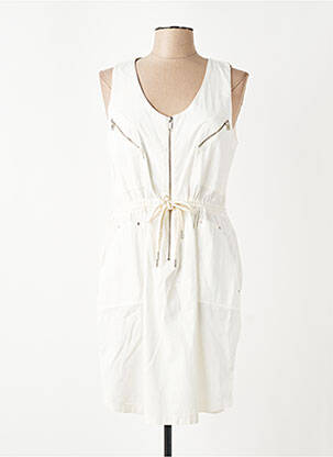 Robe courte sans manche sans manche beige EVA KAYAN femme