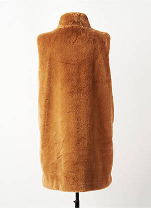Gilet sans manche coupe droite marron BETTY BARCLAY femme