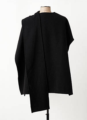 Poncho coupe large noir ACCESS femme