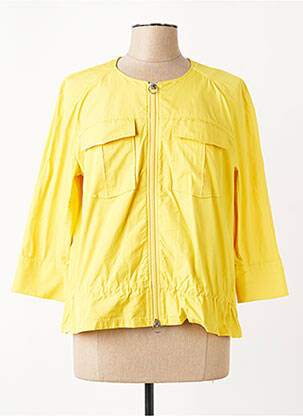 Veste casual col rond jaune BETTY BARCLAY femme